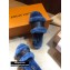 Louis Vuitton Mink Fur Lock It Flat Mules Blue 2020