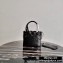Prada Leather Tress Tote Bag with Woven Motif 1BG318 Black 2020