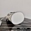 Prada Leather Tress Bucket Bag with Woven Motif 1BE049 White 2020