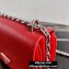 Prada Saffiano Leather Shoulder Mini Bag 1BD032 Red 2020
