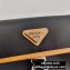 Prada Nylon and Saffiano Leather Smartphone Case with Shoulder Strap 2ZH108 Black/Brown 2020