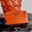 Prada Leather Tress Bucket Bag with Woven Motif 1BE049 Orange 2020