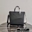 Prada Nylon and Saffiano Leather Tote Bag 2VG064 Black 2020