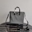 Prada Nylon and Saffiano Leather Tote Bag 2VG064 Gray 2020
