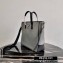 Prada Nylon and Saffiano Leather Tote Bag 2VG064 Gray 2020