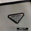 Prada Nylon and Saffiano Leather Tote Bag 2VG064 Gray 2020