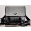 Prada Nylon and Saffiano Leather Shoulder Bag 2VD768 Gray 2020