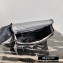 Prada Nylon and Saffiano Leather Shoulder Bag 2VD768 Gray 2020