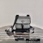 Prada Nylon Bandoleer Cross-Body Bag 2VH110 Gray 2020