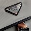 Prada Nylon Bandoleer Cross-Body Bag 2VH110 Gray 2020