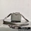 Prada Brique Saffiano Leather Cross-Body Bag 2VH069 Gray 2020
