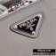 Prada Brique Saffiano Leather Cross-Body Bag 2VH069 Gray 2020