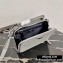 Prada Brique Saffiano Leather Cross-Body Bag 2VH069 Gray 2020
