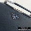 Prada Brique Saffiano Leather Cross-Body Bag 2VH069 Dark Blue 2020