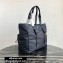 Prada Re-Nylon Tote Bag 2VG042 Dark Blue/Yellow