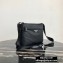 Prada Nylon Shoulder Bag 1BC421 Black 2020