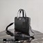 Prada Saffiano Leather Briefcase Bag 2VE368 Black/Red Logo