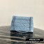 Prada Large Nappa Leather Spectrum Bag 1BD231 Sky Blue 2020