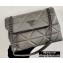 Prada Large Nappa Leather Spectrum Bag 1BD231 Gray 2020