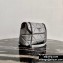 Prada Medium Nappa Leather Spectrum Bag 1BD232 Gray 2020