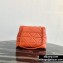 Prada Medium Nappa Leather Spectrum Bag 1BD232 Orange 2020