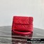 Prada Medium Nappa Leather Spectrum Bag 1BD232 Red 2020