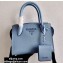 Prada Saffiano Leather Handbag 1BA269 Sky Blue 2020