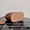 Prada Leather Tress Tote Bag with Woven Motif 1BG318 Brown 2020