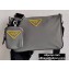 Prada Nylon Cross-Body Bag 2VH113 Gray/Yellow Logo 2020