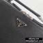 Prada Brique Saffiano Leather Cross-Body Bag 2VH069 Black 2020