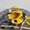 Prada Saffiano Leather Monochrome Bag 1BA269 Yellow 2020