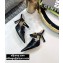 Dior Heel 8cm Boy-D Mules in Perforated Gradient Calfskin Black 2020