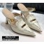 Dior Heel 8cm Boy-D Mules in Perforated Gradient Calfskin White 2020