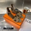 Hermes Heel 7cm Legend Sandals Camel 2020