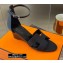 Hermes Heel 7cm Legend Sandals Black 2020