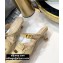 Dior Heel 4cm Boy-D Mules in Perforated Gradient Calfskin Beige 2020