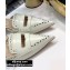 Dior Heel 4cm Boy-D Mules in Perforated Gradient Calfskin White 2020