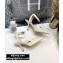 Dior Heel 8cm Boy-D Pumps in Perforated Gradient Calfskin White 2020