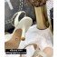 Dior Heel 8cm Boy-D Pumps in Perforated Gradient Calfskin White 2020