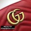 Gucci Leather GG Marmont Medium Cosmetic Case Bag 625544 Red 2020