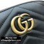 Gucci Leather GG Marmont Medium Cosmetic Case Bag 625544 Black 2020