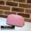 Gucci Leather GG Marmont Medium Cosmetic Case Bag 625544 Pastel Pink 2020