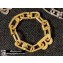 Balenciaga B Chain Thin Bracelet Gold