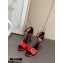 Louis Vuitton Heel 10cm LV Circle Madeleine Sandals Patent Red 2020