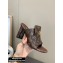 Louis Vuitton Heel 10cm Dauphine Indiana Mules Monogram Canvas 2020
