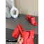 Louis Vuitton Heel 10cm Dauphine Indiana Mules Red 2020