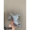 Louis Vuitton Heel 10cm Dauphine Indiana Mules Silver 2020
