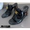 Louis Vuitton Heel 10cm Dauphine Indiana Mules Patent Black 2020