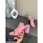 Louis Vuitton Heel 10cm Dauphine Indiana Mules Pink 2020