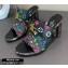 Louis Vuitton Heel 10cm Dauphine Indiana Mules Multicolor Monogram Black 2020